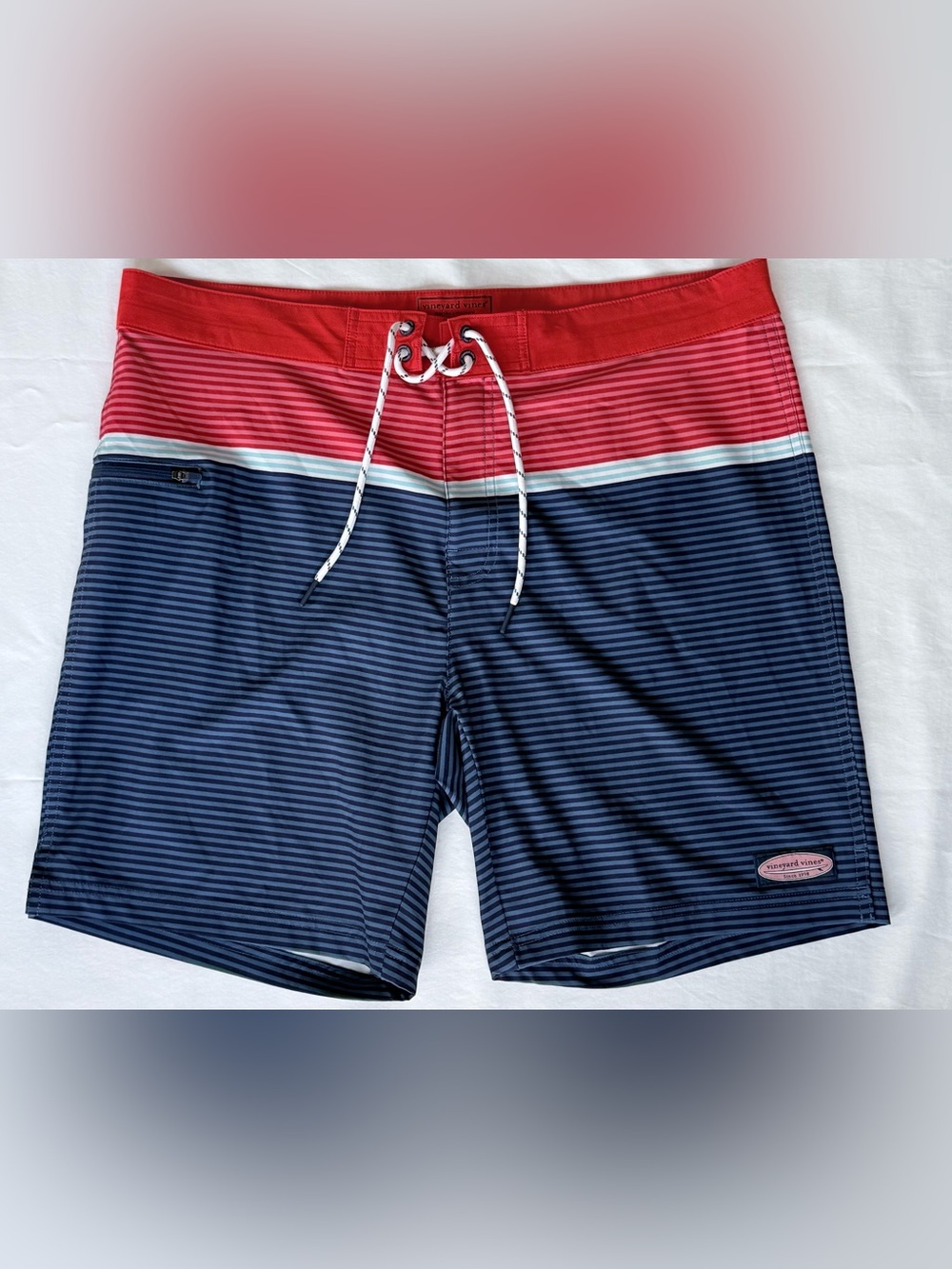 Vineyard Vines Men's Striped Swim Trunks